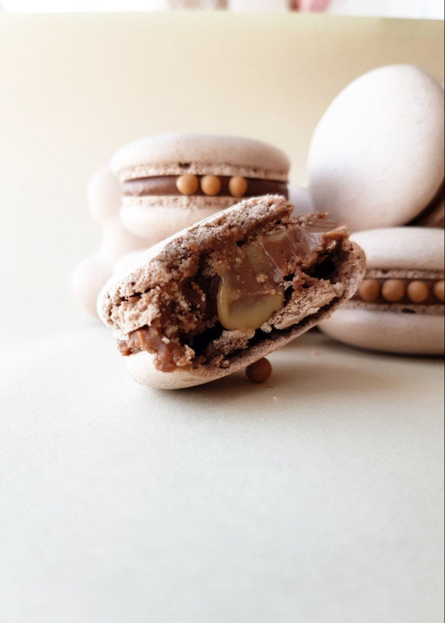 Salted Caramel Macarons
