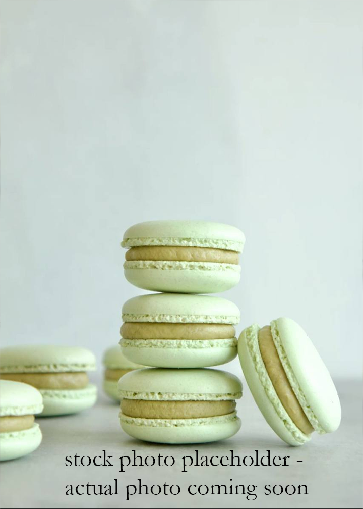 Mint Lime Macarons